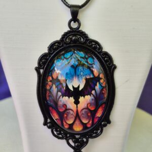 Collar Camafeo Murciélago