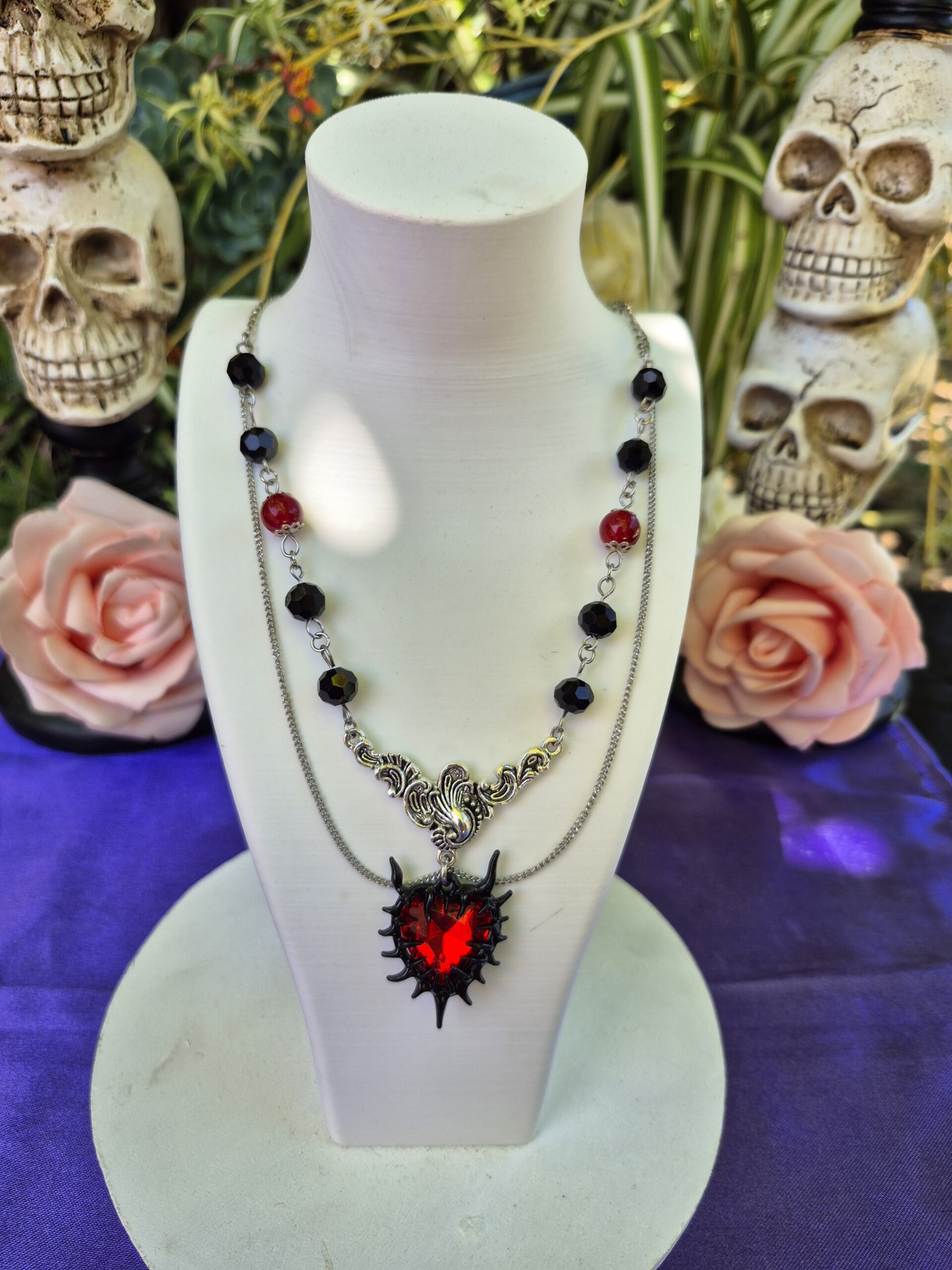 Collar Dark Romance de acero quirúrgico