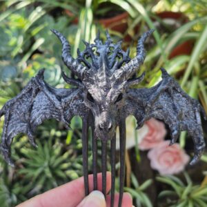 Peineta Dragón Alado