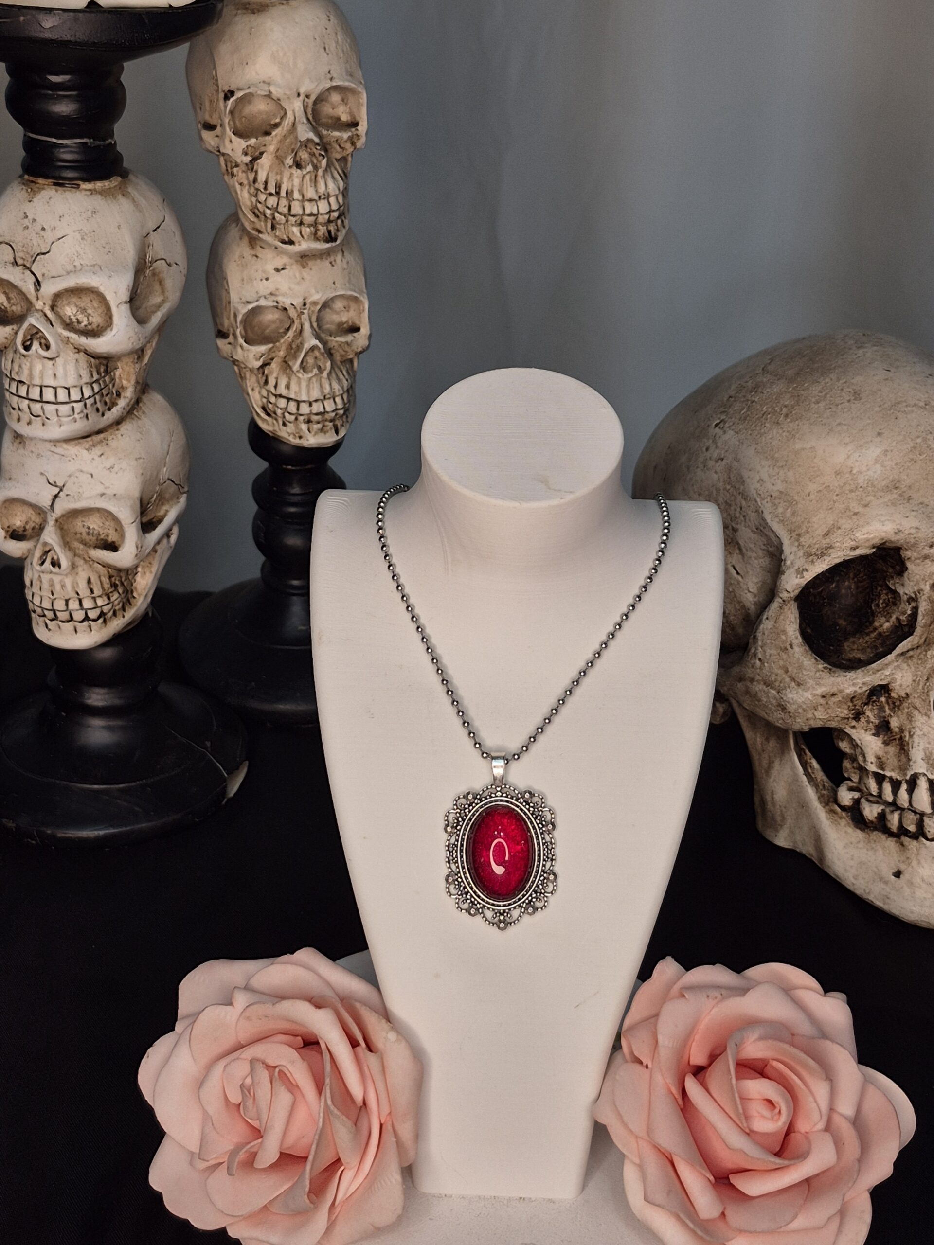 Collar Camafeo Rojo - Image 3