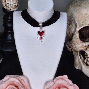 Choker Corazón Endiablado