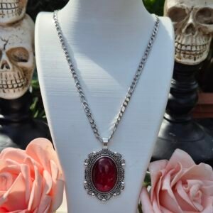 Collar Camafeo Rojo