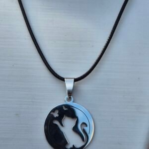Collar Gatito Luna Calado Cordón