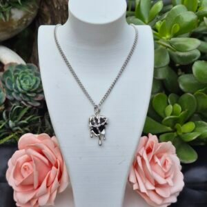 Collar Gótico Corazón Encadenado