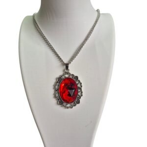 Collar Camafeo Gema Rojo