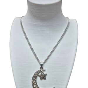 Collar Dije Luna y Estrella