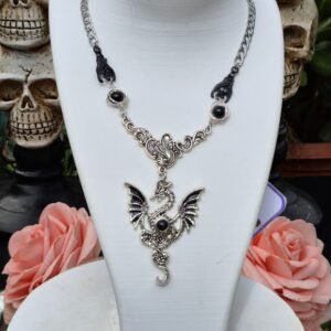 Collar Dragón Victoriano Negro