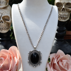Collar Camafeo Negro